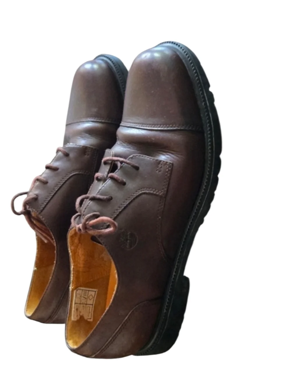 Timberland Brown Oxford Leather Shoes